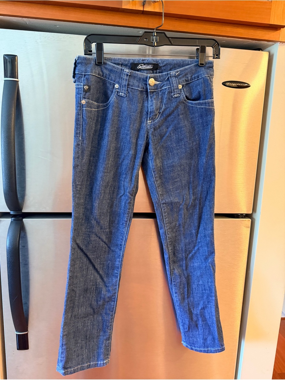 Serfontaine Skinny Jeans in Dark Blue with slight stretch